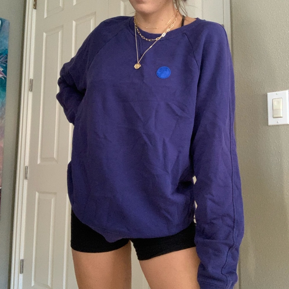 Versace crew neck pullover sweatshirt